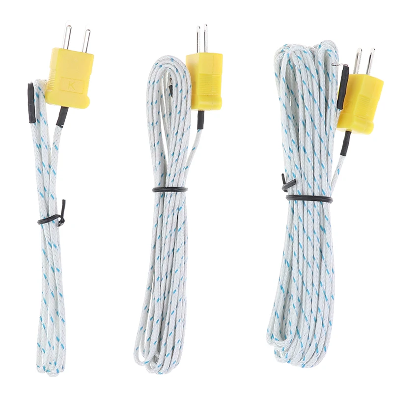 Probe Cable Wire Temperature Test K-type TP-01 Thermocouple Sensor Wires