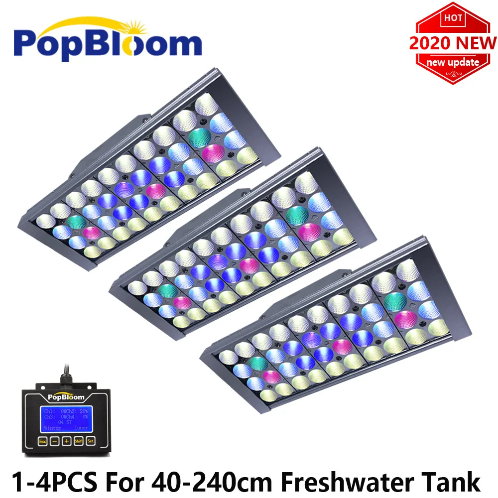 

2PCS 5PCS DSunY Freshwater Led Aquarium light for Planted Full Spectrum Led Aquarium Lamp Sunrise Sunset fish lighting Turing30