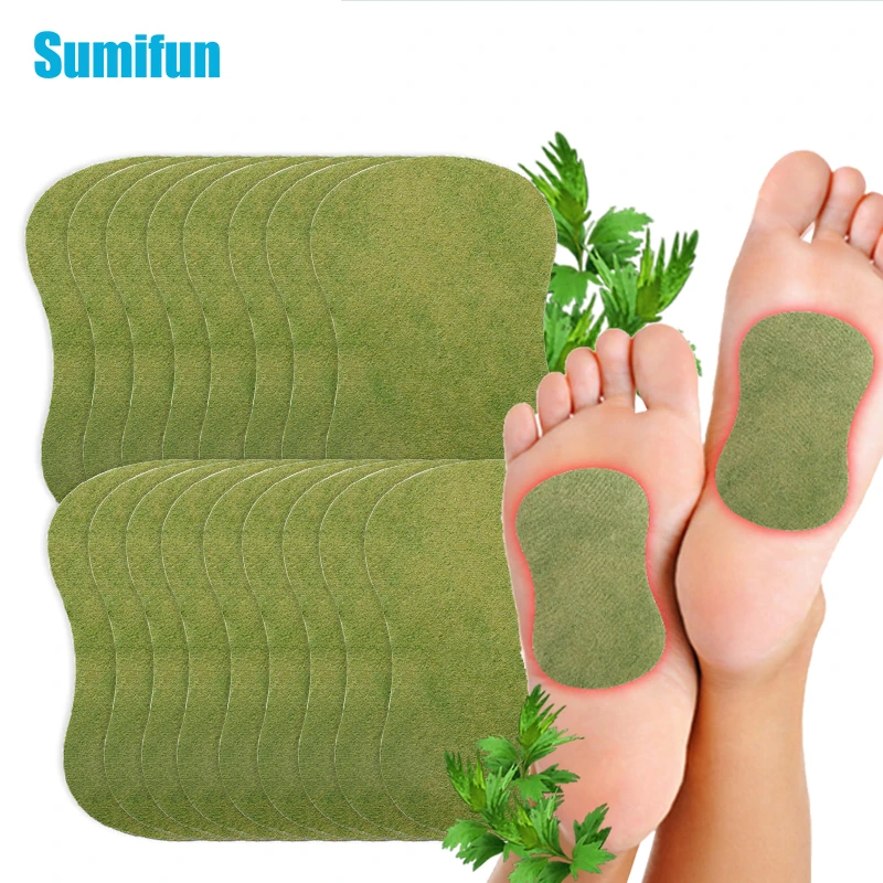 24pcs Wormwood Detox Patch Foot Pad Body Weight Loss Slimming Stickers