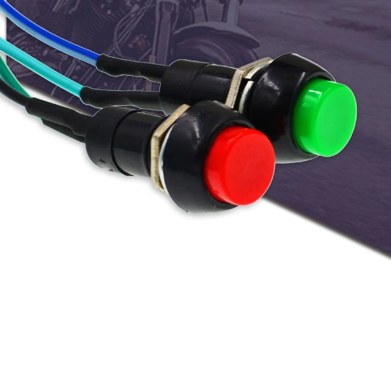 Motorcycle Handlebar Switch Momentry Buttton 5pcs Unibersal Self-Locking Accessories LX0E | Автомобили и мотоциклы
