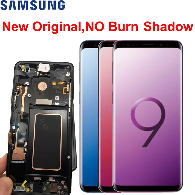 Новый оригинальный AMOLED ЖК дисплей дигитайзер сенсорный экран для SAMSUNG Galaxy S9 + s9 plus