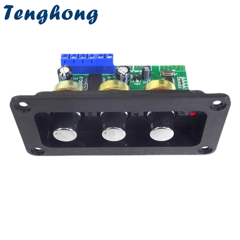 

Усилитель мощности звука Tenghong 5,0, Bluetooth DC12-24V, 30 Вт, с пультом дистанционного управления, динамиком