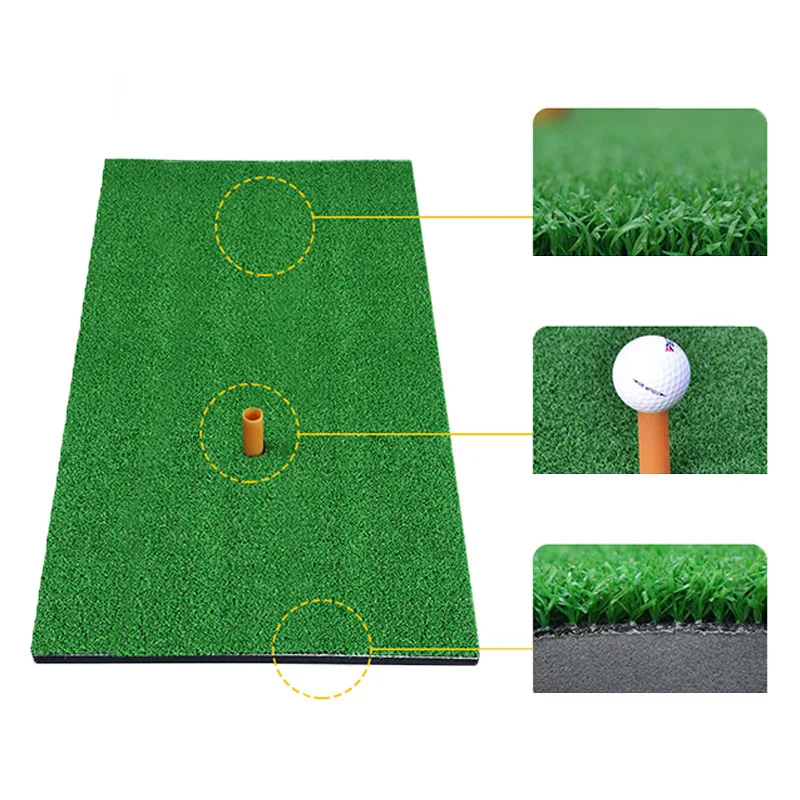 New Arrivals Soft Portable Foldable Green Indoor Backyard Office Golf Training Hitting Pad Mat with Rubber Tee Holder Grass Mat New Arrivals Soft Portable Foldable Green Indoor Backyard Office Golf Training Hitting Pad Mat with Rubber Tee Holder Grass Mat