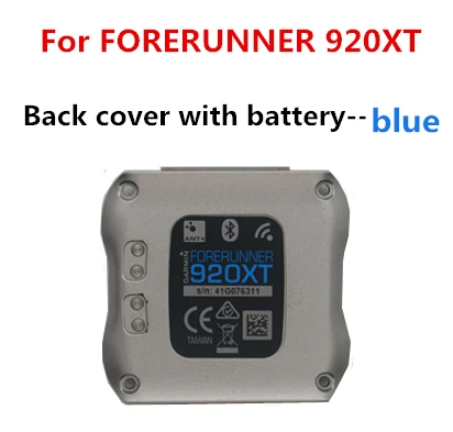920XT cover blue Для GARMIN FORERUNNER 920XT 910XT 35 610 110 APPRCACH S3 gps lcd задняя крышка передняя рамка с батареей оригинальные запасные части - Цвет: 920XT cover blue