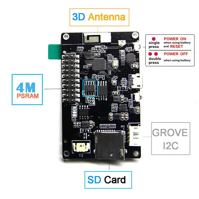 TTGO T-Watcher BTC тикер ESP32 2,2 дюймов 320X240 Модель дисплея TFT для биткоина Hi 888