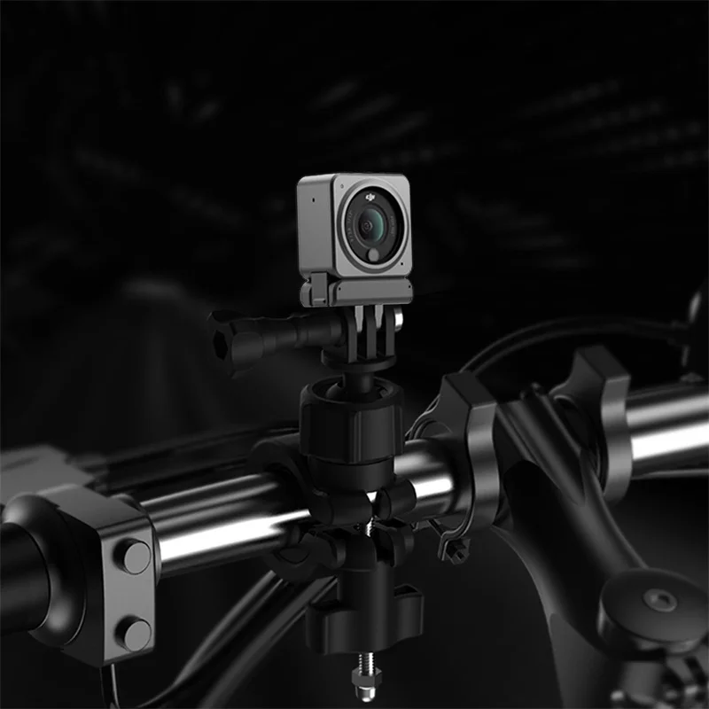 TELESIN Supporto Magnetico Per Manubrio – Compatibile Con Hero 13 – Attacco A Morsetto 9-38 Mm – Testa A Sfera 360°