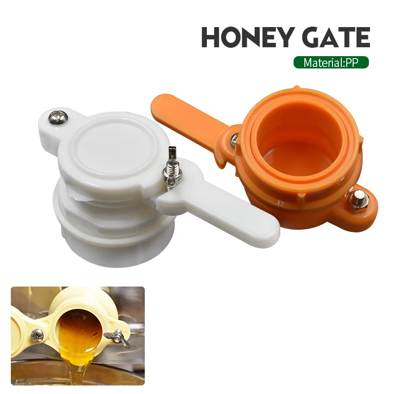 

Bee Honey Tap Gate Valve Beekeeping pump Extractor Bottling Durable Nylon Flow Port Beekeeping Equipment hive Tool