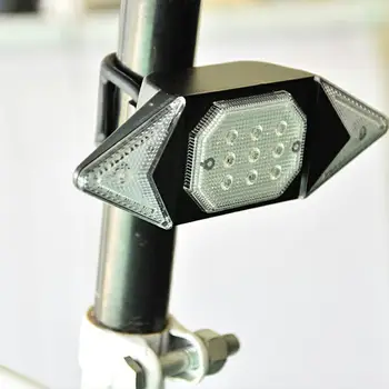 

LED Automatic Direction Indicator Bicycle Rear Taillight USB Rechargeable Cycling MTB Bike Safety Warning Turn Signals Light