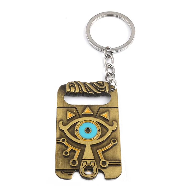 keychain A Японское аниме легенда о Зельде ожерелье металлический логотип кулон Косплей игрушка модель аксессуары - Окраска металла: keychain A