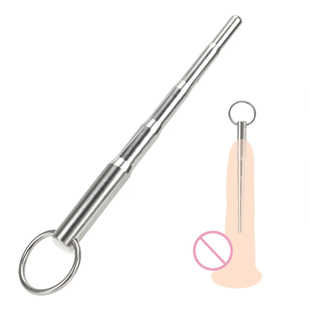 Penis Sex Toys 5-12mm Metal Urethral Sounding Penis Plug For Men Cock Sounds Delay Exerciser Medical Male Masturbator Erotic
