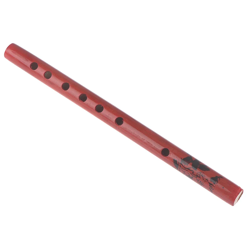 Description Picture 4 of itemNew 1PC Chinese Traditional 6 Holes Bamboo Flute Vertical Flute Clarinet Student Musical Instrument Wooden Color For Kids Gift