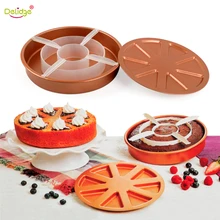 Delidge 3 шт./компл. торт форма для кекса Еда Класс Нержавеющая сталь Кухня формочки для выпекания кексов форма для выпечки тортов Diy аксессуары