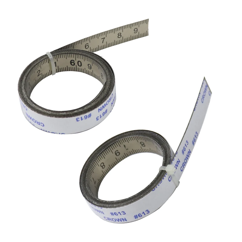 Самоклеящаяся Метрическая рулетка измеритель прибор для деревообработки из