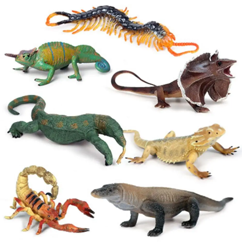 Dadaism мини-ящерица, модель мирового зоопарка, фигурка героя, игрушка, мультяшное моделирование, хладнокровные рептилии, милая коллекция игрушек