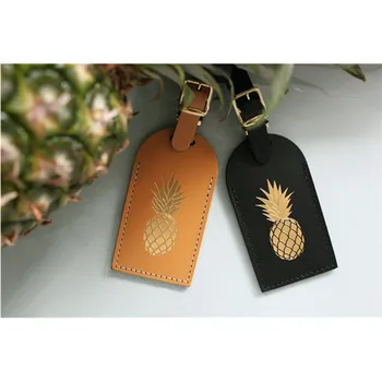 

Custom Pineapple Tropical Luggage Tags, Wedding Favour, bridal shower gift, Bridesmaid Bachelorette favor gifts, Save the Date