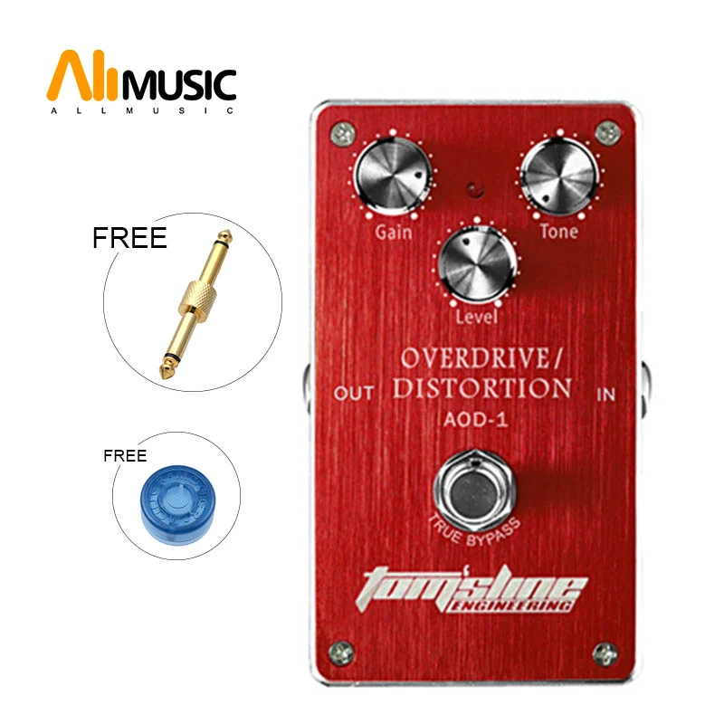 

Aroma Tomsline Premium Effect Pedal AOD-1 Overdrive/Distortion Tube Distortion Simulation
