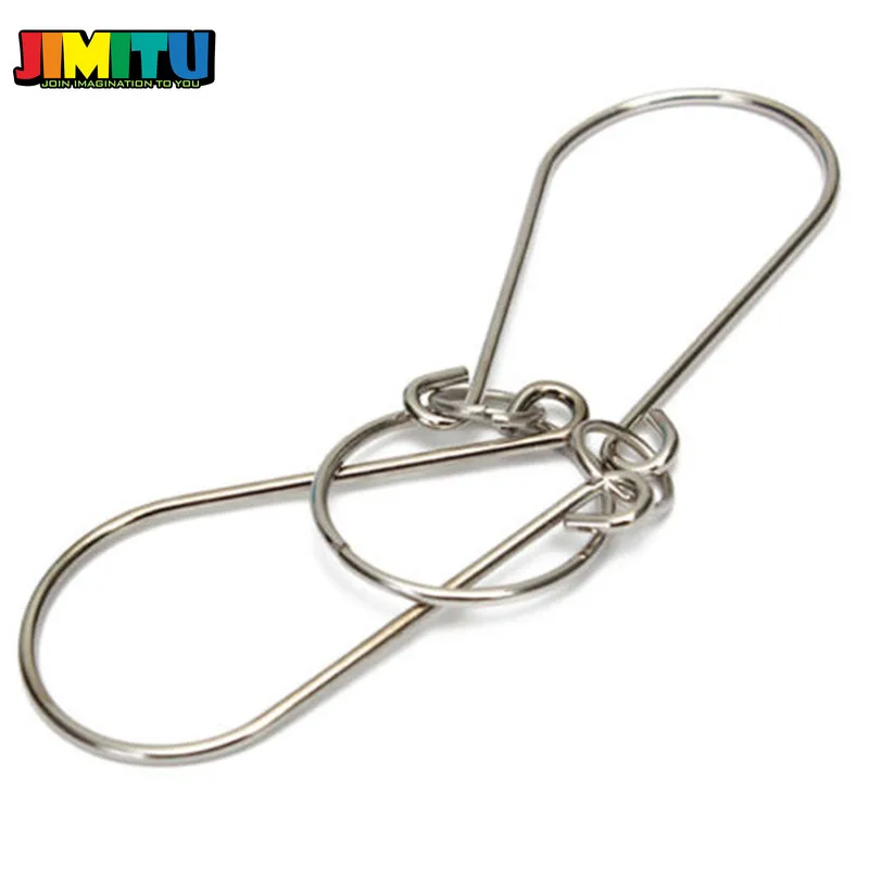Металлические Пазлы JIMITU 7 комплектов тест на IQ волшебные для детей и