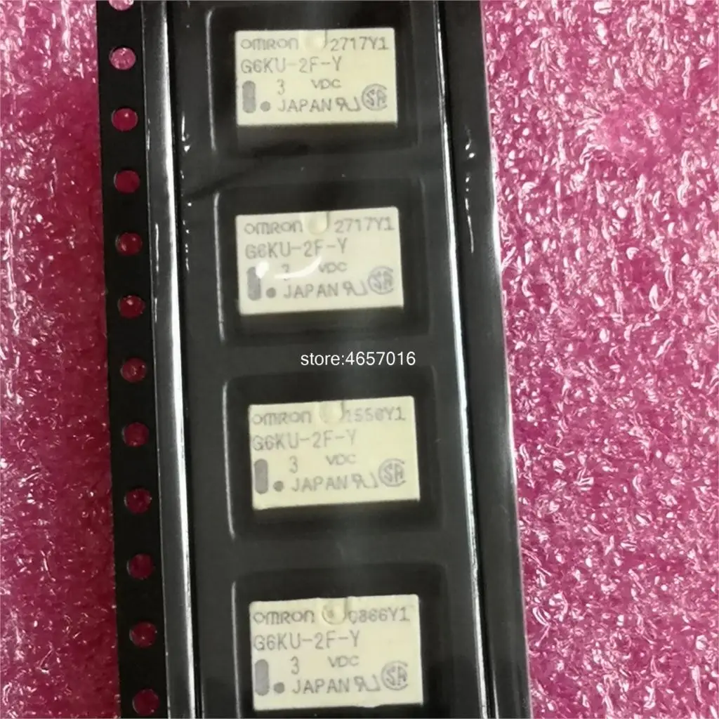 

5pcs/Lot OMRON Relay G6KU-2F-Y 3VDC 4.5VDC 5VDC 12VDC SMD 8-pin