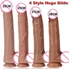 Super Huge Dildo Realistic Skin Soft Sexy Female Masturbator Erotic Products Strong Orgasm Silicone Suction Cup Women Big Dick 1