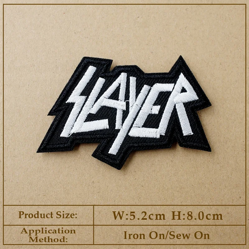 Band Embroidered Applique Patches Fabric Garment Apparel Accessories Badges Rock Punk Music