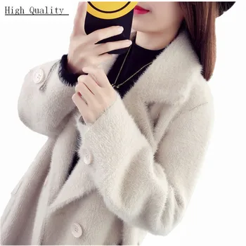 

Cardigan 2020 Winter Sweater Women Thick Female Jackets Autumn Korean Knitted Clothes Cardigans Casaco Feminino LWL683
