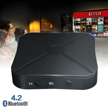 

2 In 1 Blue Tooth Wireless Audio Transmitter Receiver Adapter HiFi Music 2 In 1 Blue Tooth Wireless Audio Transmitter