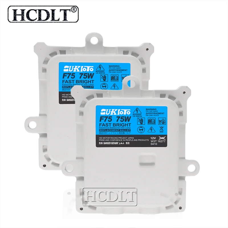 HCDLT AC 75W F75 Fast Bright HID Electronic Ballast For HID Conversion Bulb Kit H1 H3 H7 H11 12V Car Light Replacement Ballast  (5)