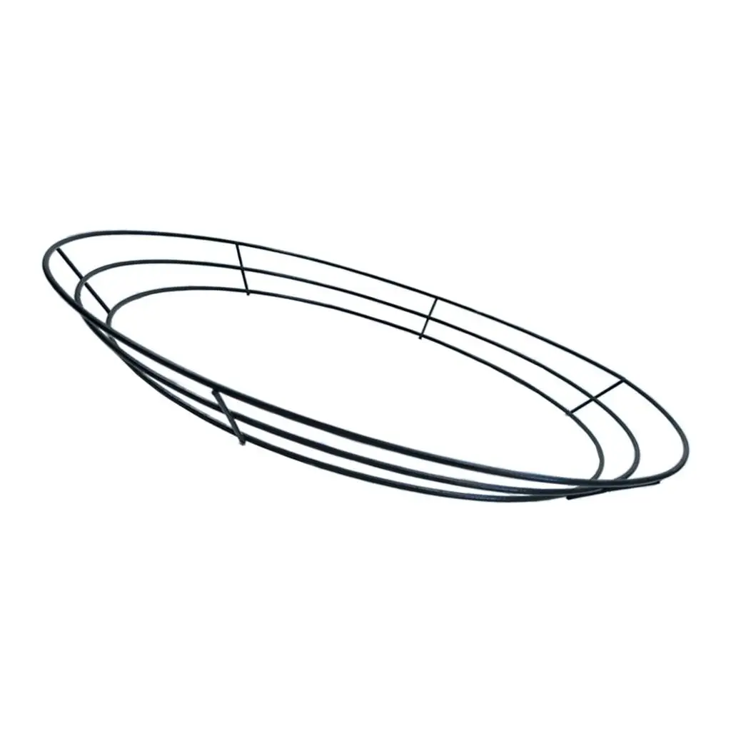 1pc 12''/14''/16'' Floral Metal Wire Wreath Frame Of Artificial Flower For Christmas Wedding Backdrop Wall Decor