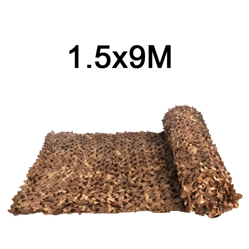 1.5x9m MENFLY 1,5 м Широкий пустынный простой солнцезащитный тент затенение сетка пустыня камуфляж прохождение пустыня Тент Открытый автомобиль солнцезащитный тент палатка - Цвет: 1.5x9m