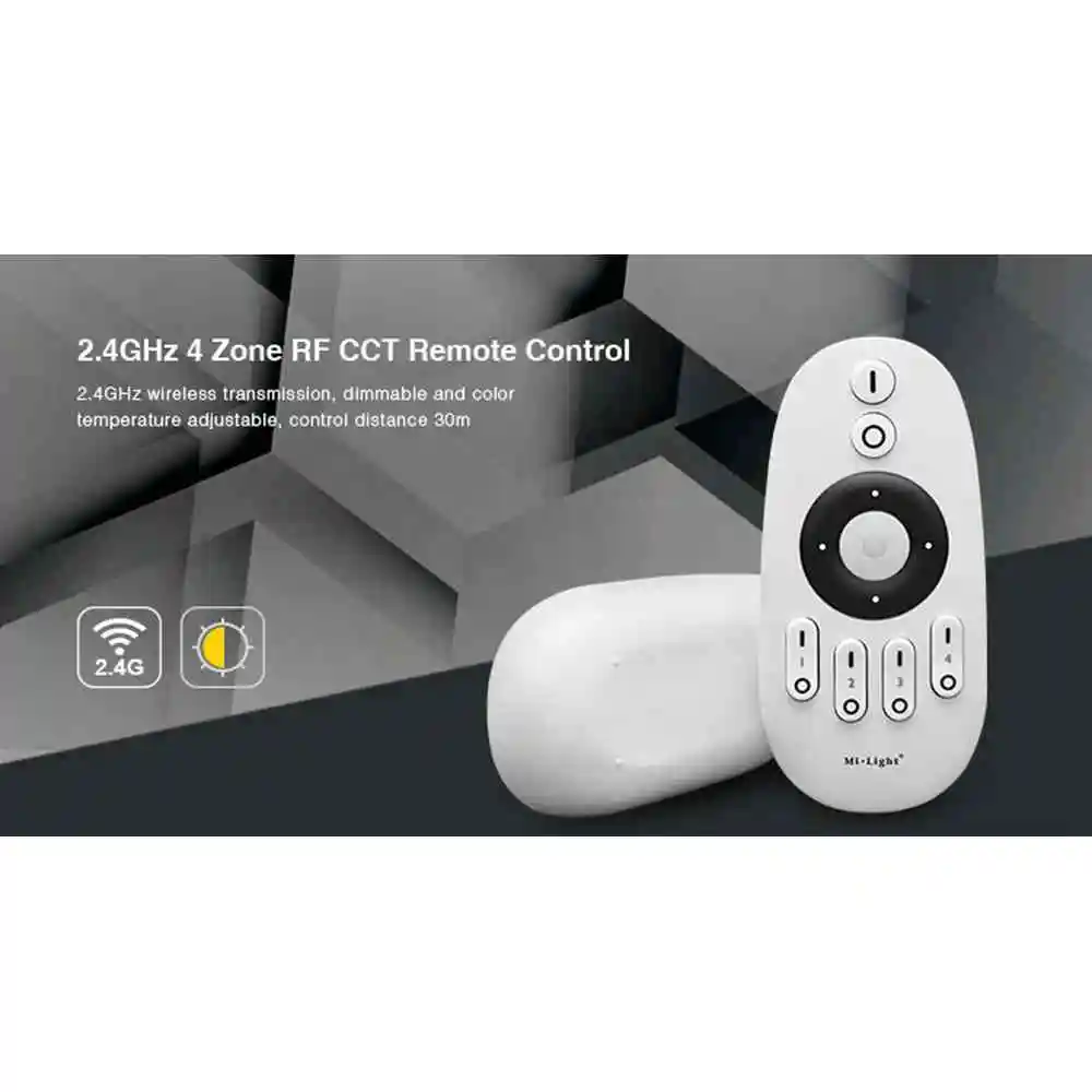 Miboxer(milight) FUT007 светодиодная беспроводная 2 4G 4 зоны RF CCT дистанционный контроллер