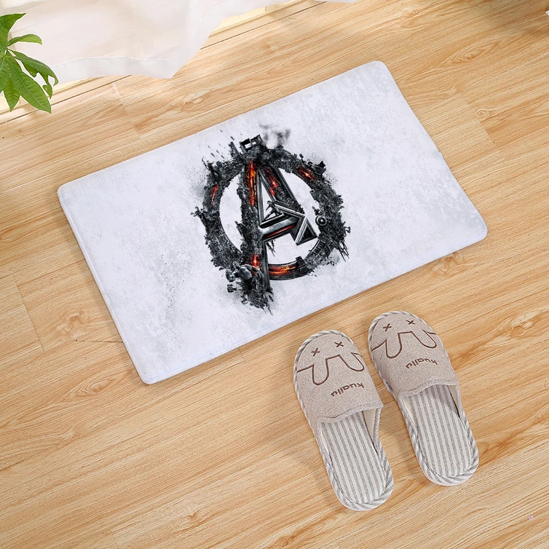 Современный домашний напольный коврик с принтом супергероев Marvel стельки
