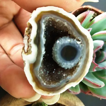 

Naturalstone agate geode Crystal cluster Beautiful home decor