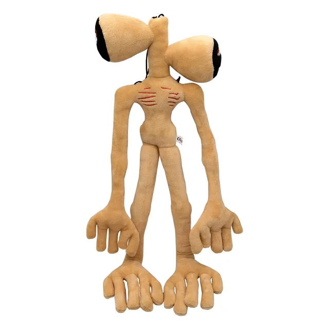 30-40cm New Siren Head Siren Plush Toy Black Cat Doll Christmas Gift Wholesale Anime Plush 55CM-- brown joints