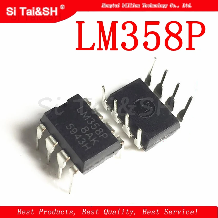 10 шт. LM358P DIP8 LM358 DIP LM358N 8 358P новый и оригинальный IC|Интегральные схемы| |