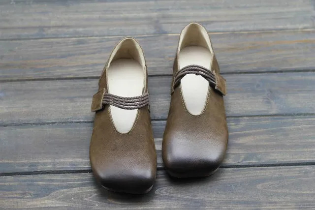 Женские туфли careaymade из натуральной кожи ручной работы ретро