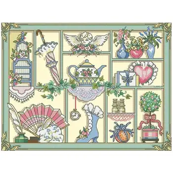 

Cargo rack Patterns Counted Cross Stitch 11CT 14CT DIY wholesale Chinese Cross Stitch Kits Embroidery Needlework Sets