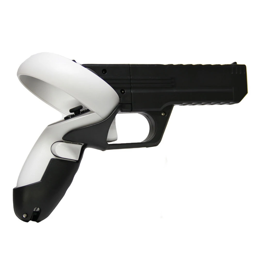 Oculus Quest 2 VR Game Gun VR Controllers Pistol Handle Grip Case VR Shooter Games Pistol Enhanced FPS Gaming Experience