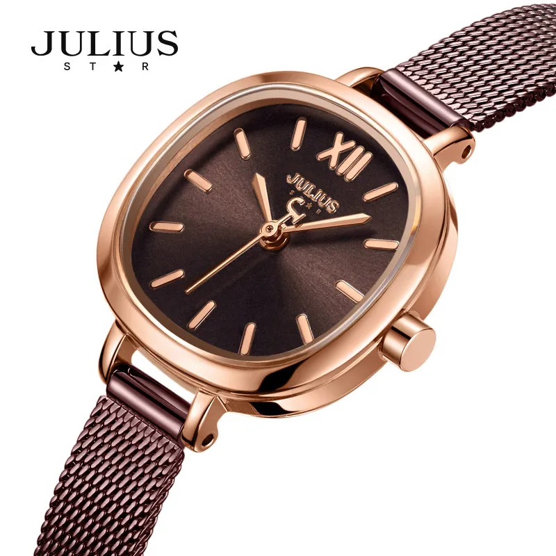 

Julius Watch Women's Small Elegant Square Small Table INS Waterproof Quartz Watch Women's JS-026