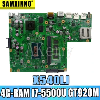 

New!!! Mianboard For ASUS X540L F540L X540LJ Laptop motherboard REV2.1 Test work 100% 4G-RAM I7-5500U GT920M