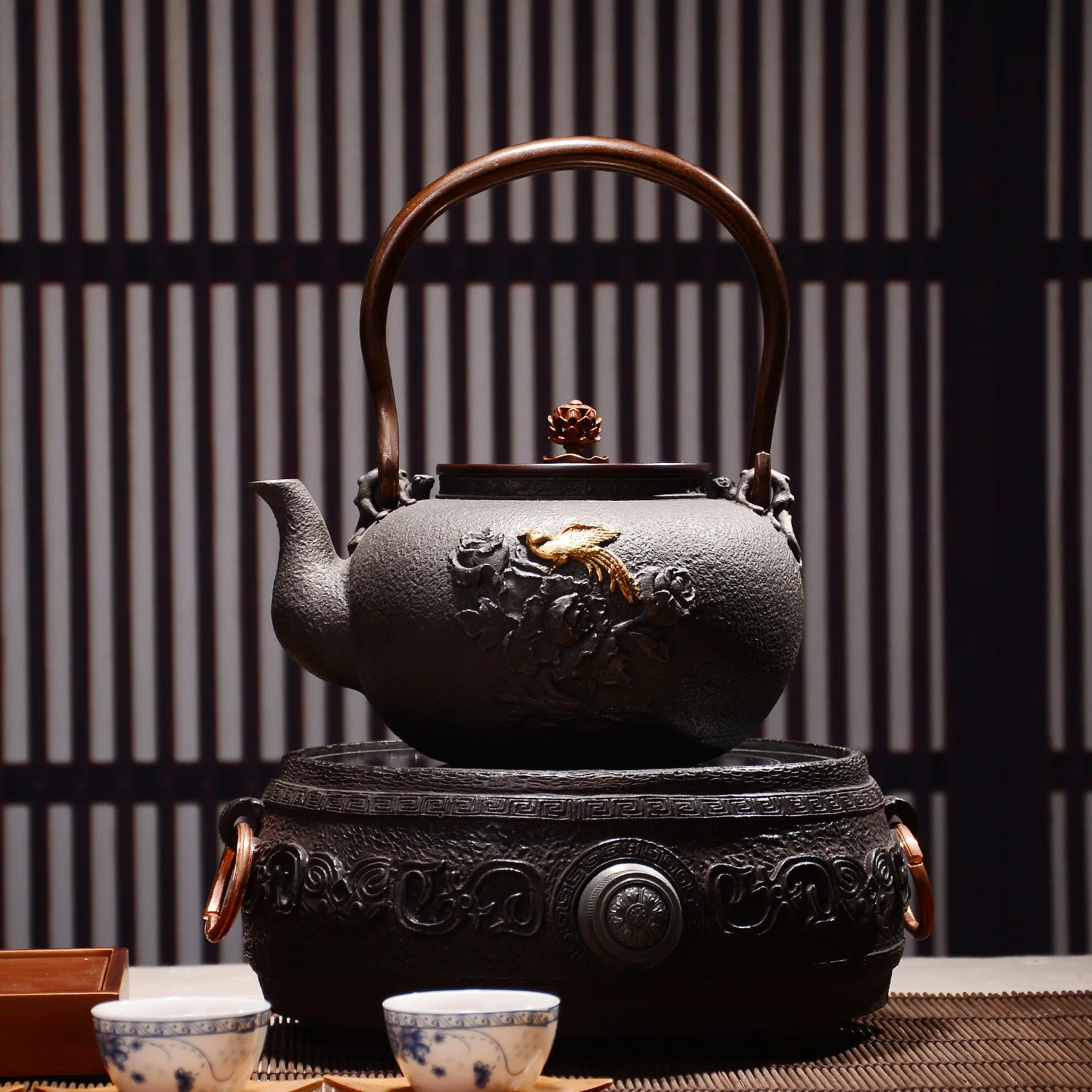 Teapot, kettle, hot water teapot, iron teapot, gift collection, Kung Fu tea set