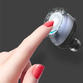 

U9 aluminum alloy charging bin wireless Bluetooth headset in-ear type tws private mode Bluetooth headset for realme x2 pro Q x2