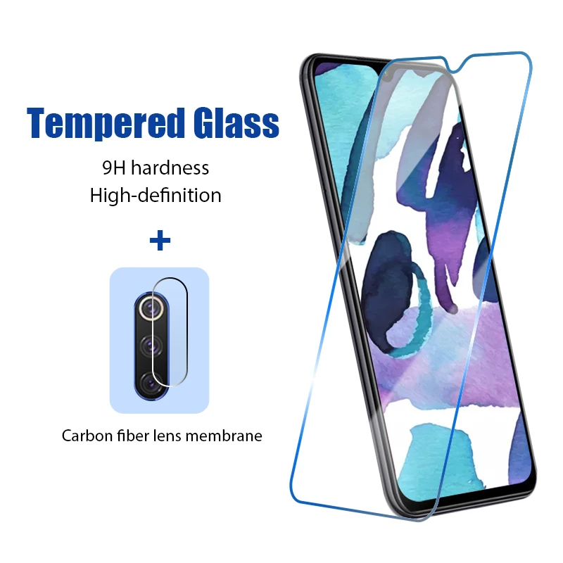 Phone Glass Camera Lens Film for Xiaomi Mi Note 10 Lite 9T Mi9 2 in 1 Screen Protector on 9 Pro 8 SE 5 6 9H | Мобильные телефоны и