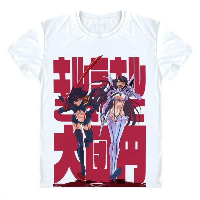 21 KILL la KILL футболка аниме KILL la KILL футболка Matoi Ryuuko Kiryuuin Satsuki Jakuzure Nonon Япония Аниме Косплей Костюм Рубашка - Цвет: 21