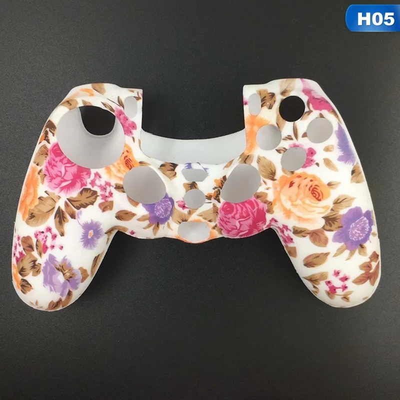 16 цветов Противоскользящий силиконовый защитный чехол для sony playstation 4 PS4 DS4 Pro тонкий контроллер защитная накладка крышки
