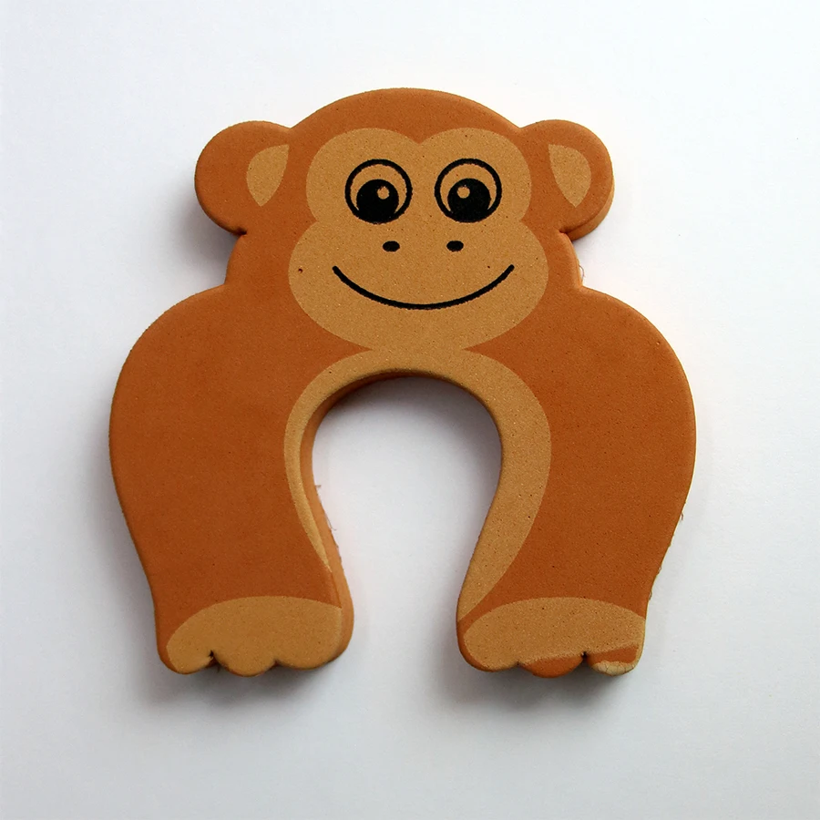 Monkey 3 шт./партия Детская безопасность милые животные безопасности карты двери пробка ребенок уход за новорожденным ребенок замок Защита - Цвет: Monkey