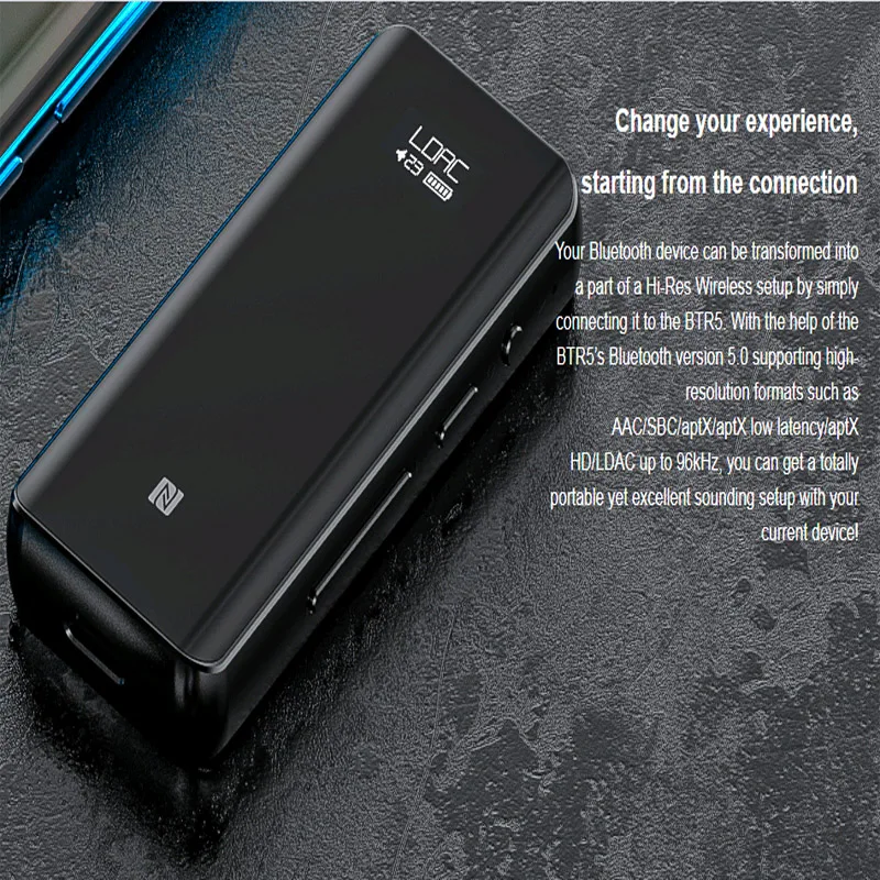 Fiio BTR5 ハイレゾ 対応Bluetoothアンプ Amazon | 国内正規品 FiiO BTR5 (FIO-BTR5-B) Bluetoothアンプ