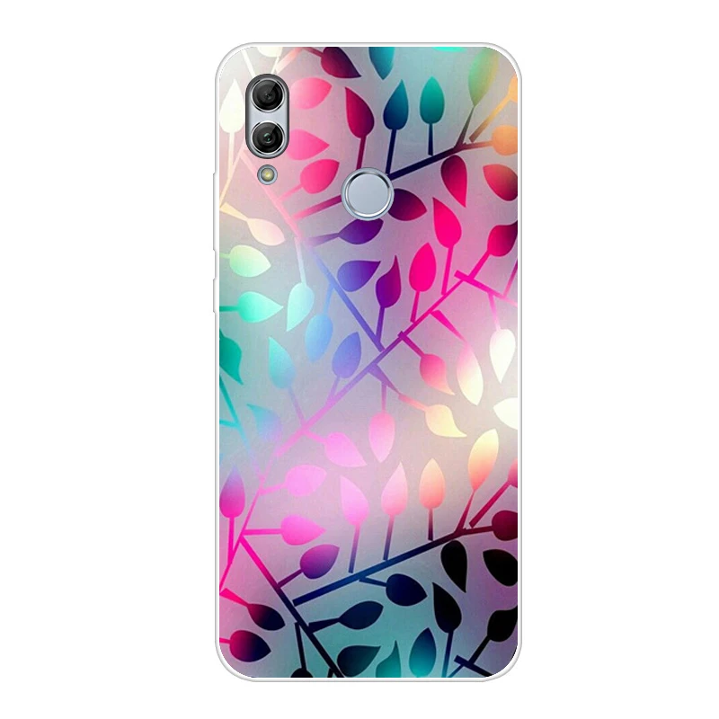 Зеленый Для huawei Honor 10 Lite чехол мягкий силиконовый тонкий ТПУ задняя крышка для Fundas huawei P Smart /Honor 10 удобный телефонный футляр - Цвет: Зеленый
