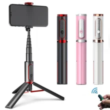 Bluetooth селфи-палка мини-штатив 3 в 1 Выдвижной ручной монопод с дистанционным затвором селфи для samsung Xiaomi huawei