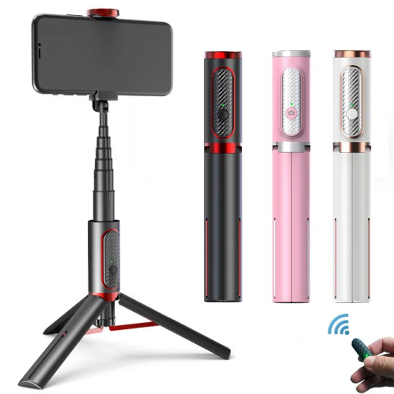 

Bluetooth Selfie Stick Mini Tripod 3 in 1 Extendable Handheld Monopod With Remote Shutter Selfiestick For Samsung Xiaomi Huawei