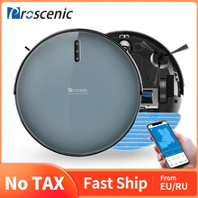 Proscenic 830p 2000pa robô aspirador de pó com limpeza molhada giroscópio lavar aspirador de pó em casa tapete mais limpo carga automática